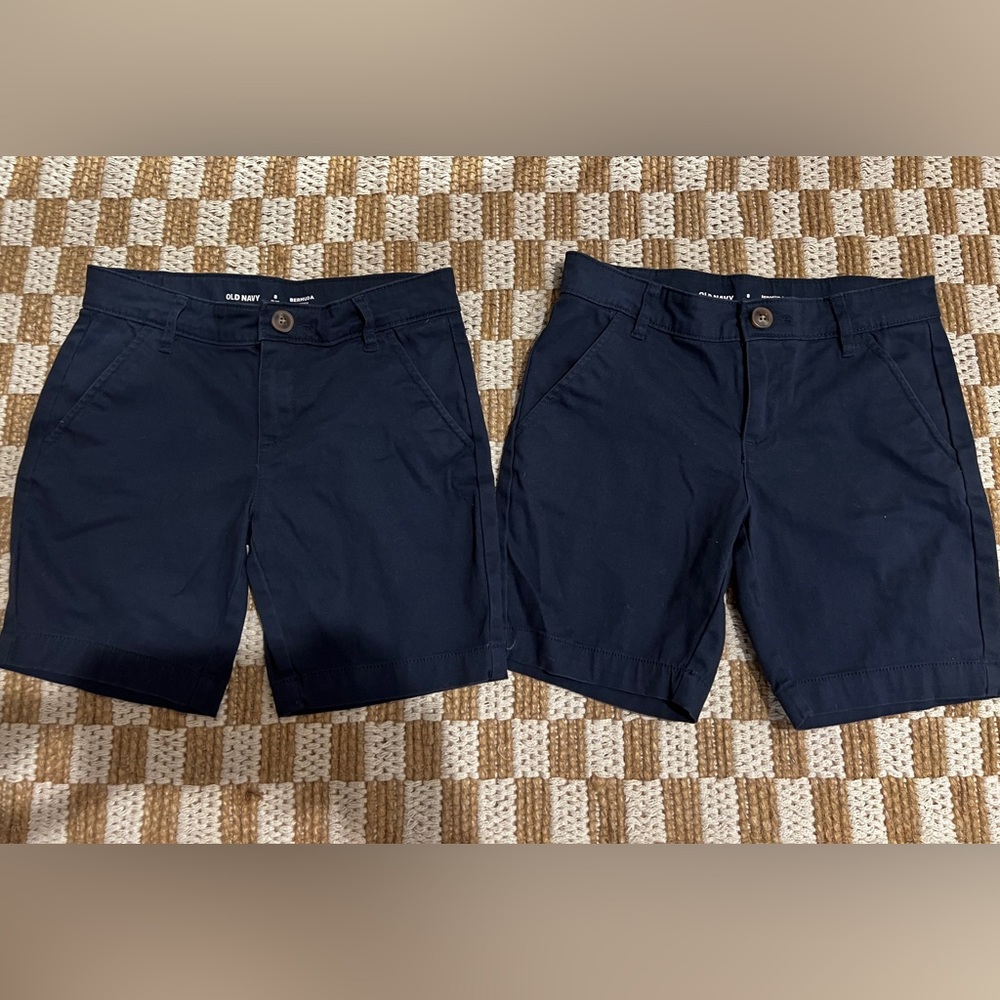 OldNavy girls uniform shorts size 8plus
